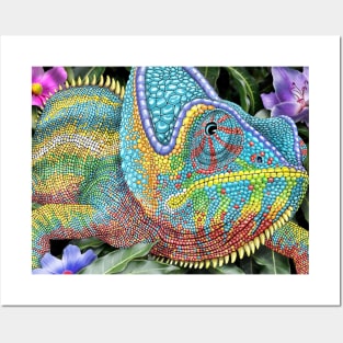 Chameleon Posters and Art